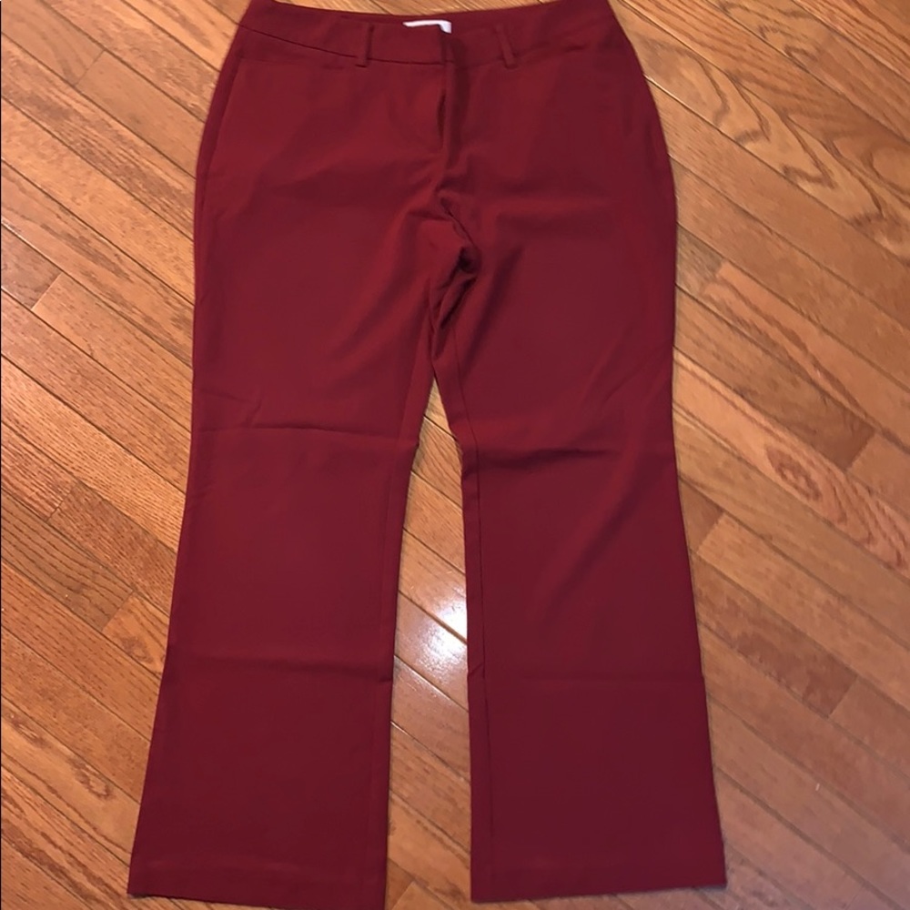 NY & Co brick colored dress pant
